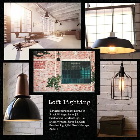 Loft lighting Interior Design Mood Board by Jo Taylor on Style Sourcebook