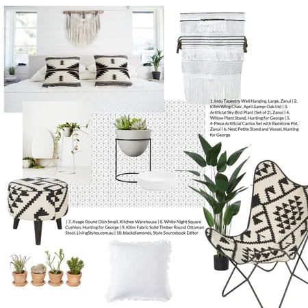 Aztec Bedroom Interior Design Mood Board by Jo Taylor on Style Sourcebook