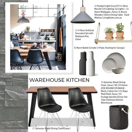Warehouse kitchen Interior Design Mood Board by Jo Taylor on Style Sourcebook