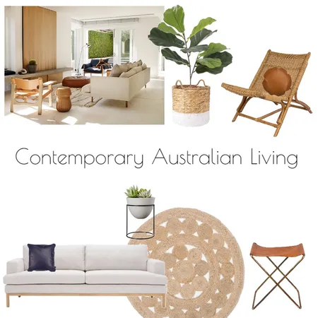 Contemporary Australian Living Interior Design Mood Board by DOT + POP on Style Sourcebook