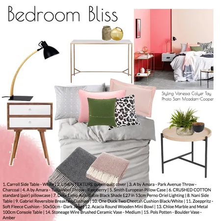 Bedroom Bliss Interior Design Mood Board by k_b on Style Sourcebook