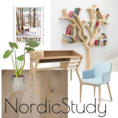 Nordic Workspace Interior Design Mood Board by Krista on Style Sourcebook