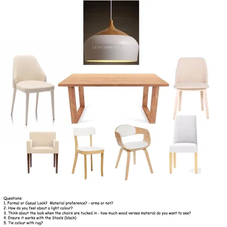 Karl and Trish Dinning Room Interior Design Mood Board by natalie.aurora on Style Sourcebook
