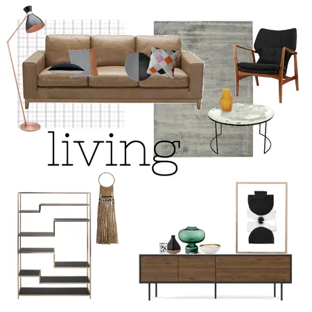 Eclectic living Interior Design Mood Board by jessbarnes on Style Sourcebook
