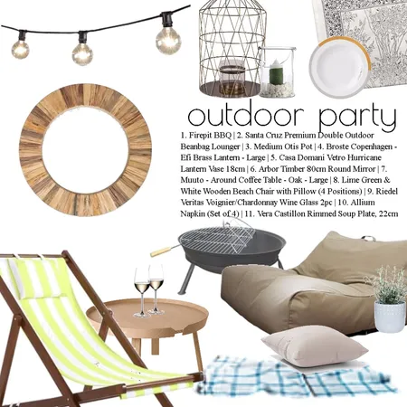 Outdoor party Interior Design Mood Board by Dian Lado on Style Sourcebook