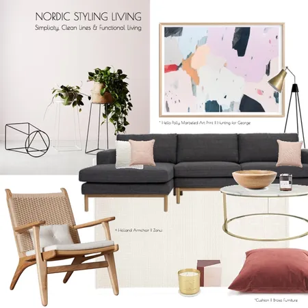 Living Space Interior Design Mood Board by hollymiskimmin on Style Sourcebook
