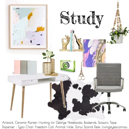 Study Interior Design Mood Board by Interior Designstein on Style Sourcebook