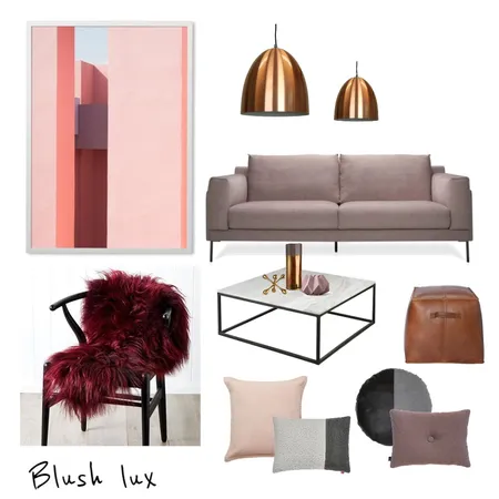 Blush lux Interior Design Mood Board by Studio Black Interiors on Style Sourcebook