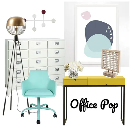 Office Pop Interior Design Mood Board by The Leadership Designers on Style Sourcebook