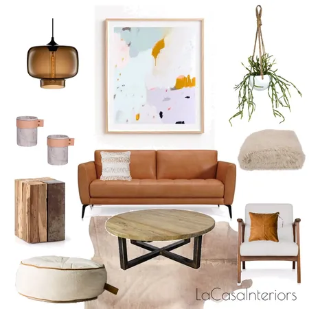 Living room with natural textures Interior Design Mood Board by Casa & Co Interiors on Style Sourcebook