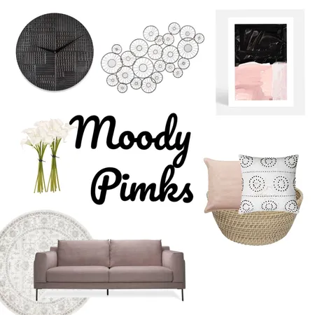Moody Pinks Interior Design Mood Board by fleurandfriend on Style Sourcebook