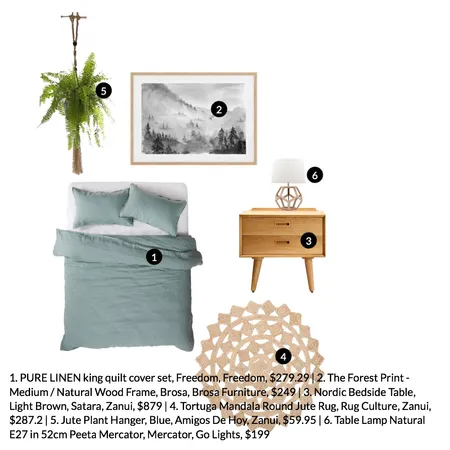 bed Interior Design Mood Board by Cataliña on Style Sourcebook