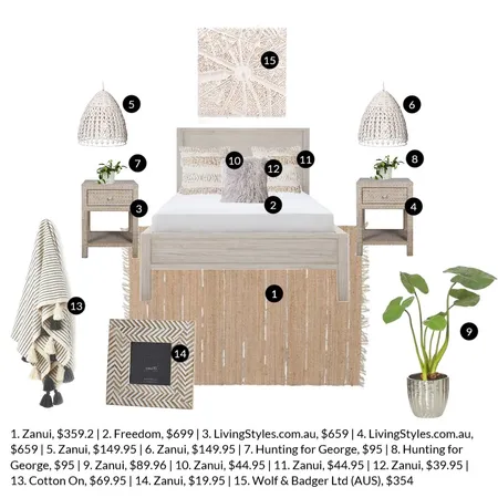 Bedroom Prices Interior Design Mood Board by aprilbuttsworth on Style Sourcebook