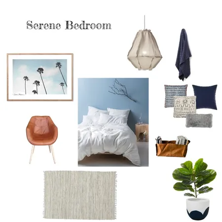 Serene Bedroom Interior Design Mood Board by Bask Interiors on Style Sourcebook