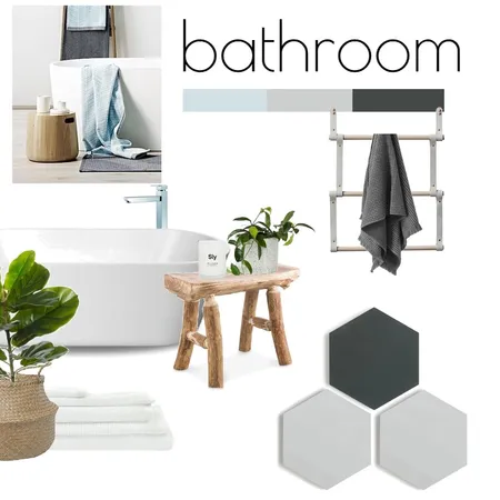 Grey Bathroom Interior Design Mood Board by Janine on Style Sourcebook