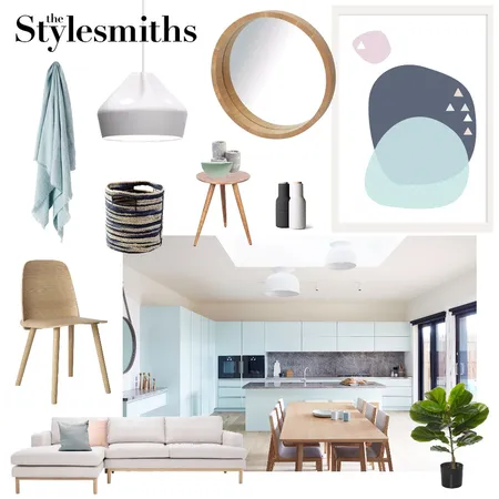 Scandi Colour Pop Interior Design Mood Board by The Stylesmiths on Style Sourcebook