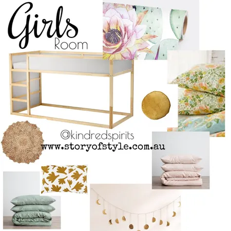 Girl's Room Interior Design Mood Board by StoryOfStyle on Style Sourcebook