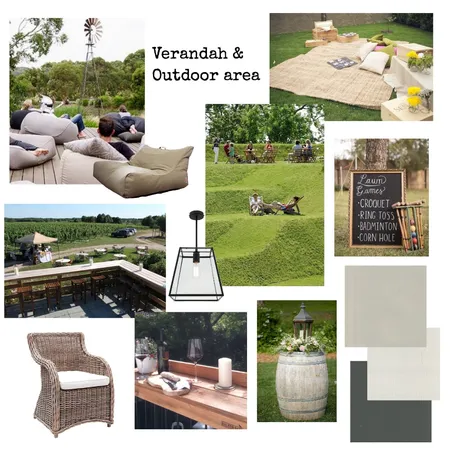 Verandah &amp; Outdoor area Interior Design Mood Board by Colour.play on Style Sourcebook