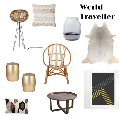 World Traveller Interior Design Mood Board by Ariella on Style Sourcebook
