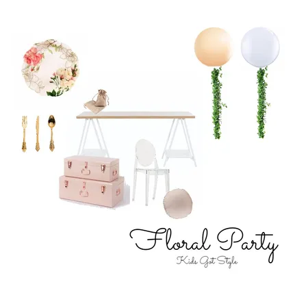 Floral Party Interior Design Mood Board by Gotstyle on Style Sourcebook