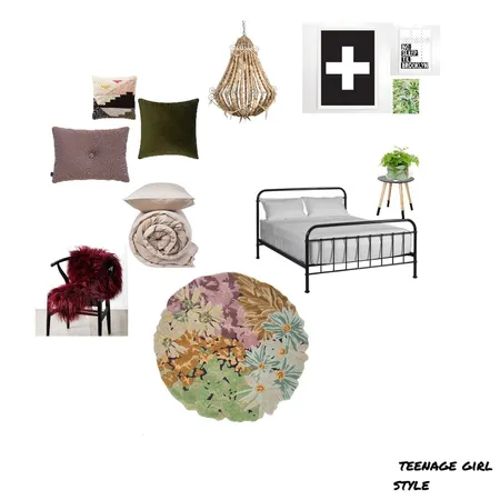 Teenage Girl ideas Interior Design Mood Board by pennyhyams on Style Sourcebook