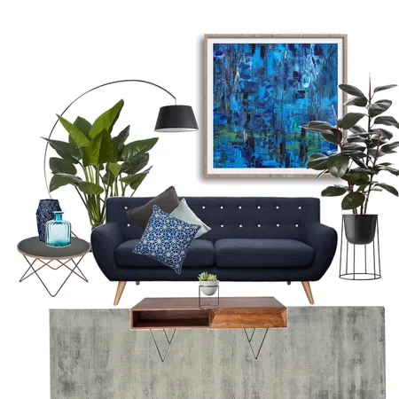 Blue &amp; Green SHOULD be seen! Interior Design Mood Board by Kaz Djordjevic Studio on Style Sourcebook