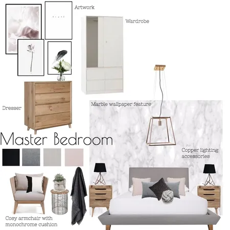 Master Bedroom 2 Interior Design Mood Board by howsonh on Style Sourcebook
