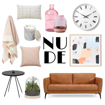 Nude Lounge Room Interior Design Mood Board by CBInteriorDesign on Style Sourcebook