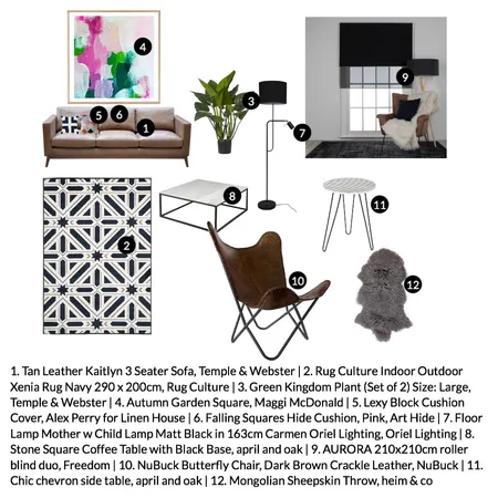 Contemporary apartment living Interior Design Mood Board by Garro Interior Design on Style Sourcebook