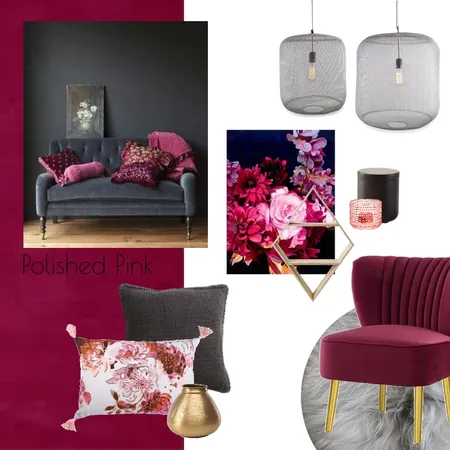 Polished Pink Interior Design Mood Board by Thediydecorator on Style Sourcebook