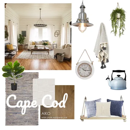 Cape cod Interior Design Mood Board by thebohemianstylist on Style Sourcebook