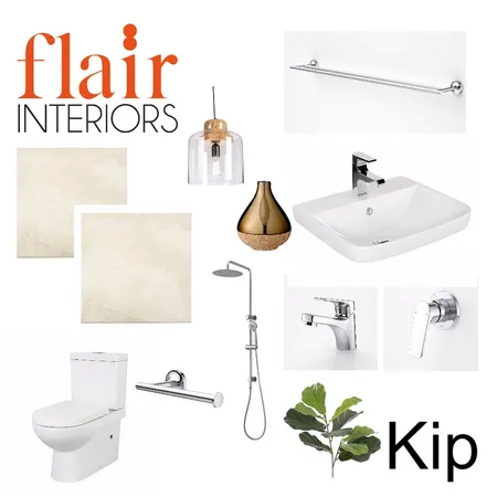 Kip Bathroom Interior Design Mood Board by Flair Interiors on Style Sourcebook