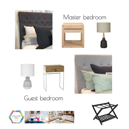 Guest Bedroom No 2 Interior Design Mood Board by Ladymarmaladestyling on Style Sourcebook