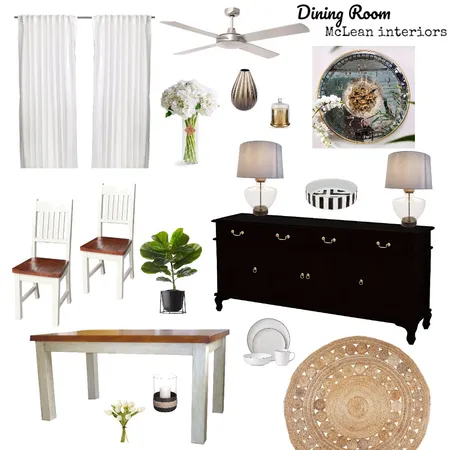 Dining Room Interior Design Mood Board by mclean.interiors on Style Sourcebook