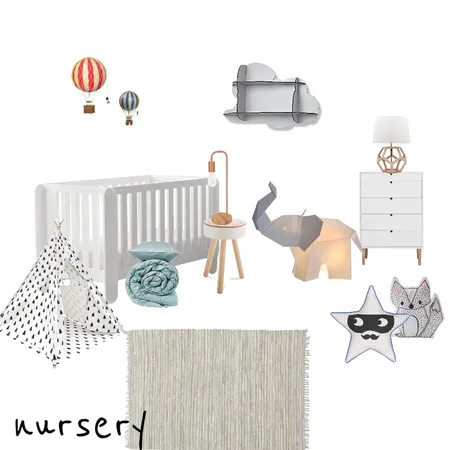 nursery Interior Design Mood Board by graceo on Style Sourcebook