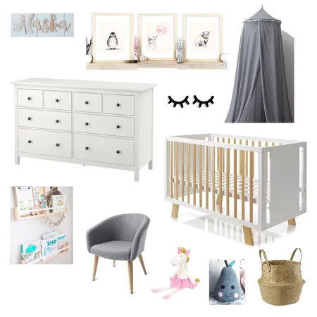 Anais' Room Interior Design Mood Board by hanhans on Style Sourcebook
