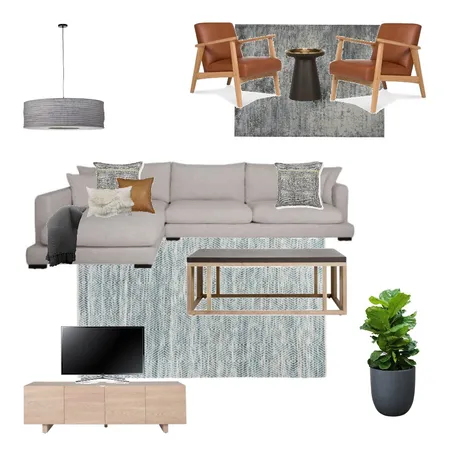 Mid Century Modern Lounge Room Interior Design Mood Board by CBInteriorDesign on Style Sourcebook