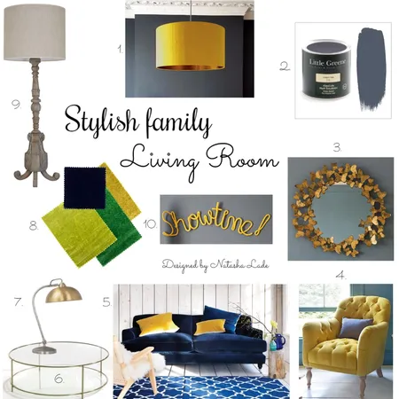 Stylish family living room Interior Design Mood Board by NatashaLade on Style Sourcebook
