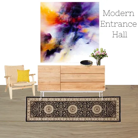 Modern Entrance Hall Interior Design Mood Board by Nonceba Nyoni on Style Sourcebook