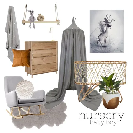 Nursery (Boys) Interior Design Mood Board by Rebecca Kurka on Style Sourcebook