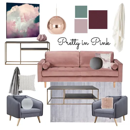 Pink Luxe Interior Design Mood Board by My Kind Of Bliss on Style Sourcebook