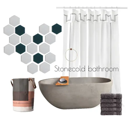 Stonecold bathroom Interior Design Mood Board by evesam on Style Sourcebook