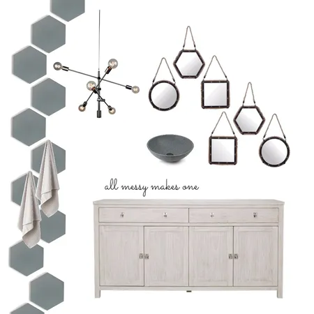 Messy bathroom Interior Design Mood Board by evesam on Style Sourcebook