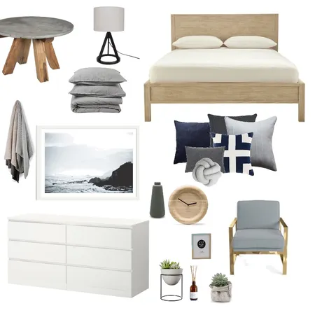 Bedroom Grey Interior Design Mood Board by kylie_s on Style Sourcebook