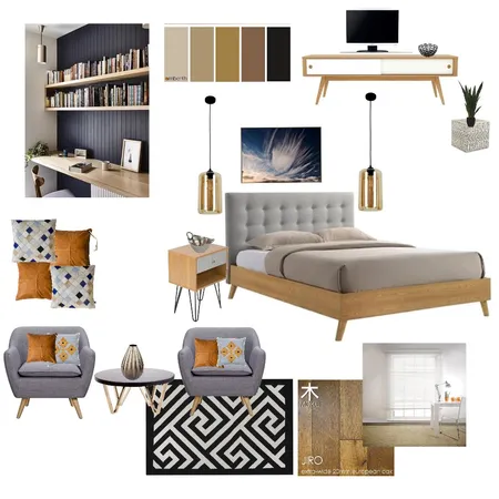 bedroom sample Interior Design Mood Board by NayyaraHusain on Style Sourcebook