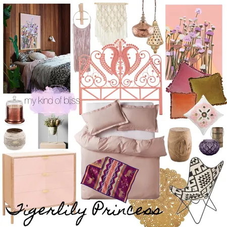 Tigerlily Princess Interior Design Mood Board by My Kind Of Bliss on Style Sourcebook