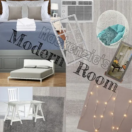 Mackenzie's dream bedroom Interior Design Mood Board by emily.gilb on Style Sourcebook