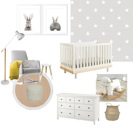 Neutral Nursery Interior Design Mood Board by rebeccareeves on Style Sourcebook