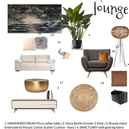 lounge Interior Design Mood Board by cjarie on Style Sourcebook