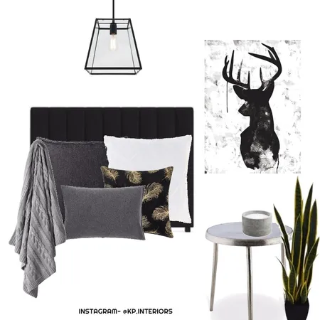 monochrome with gold Interior Design Mood Board by Kirsty on Style Sourcebook